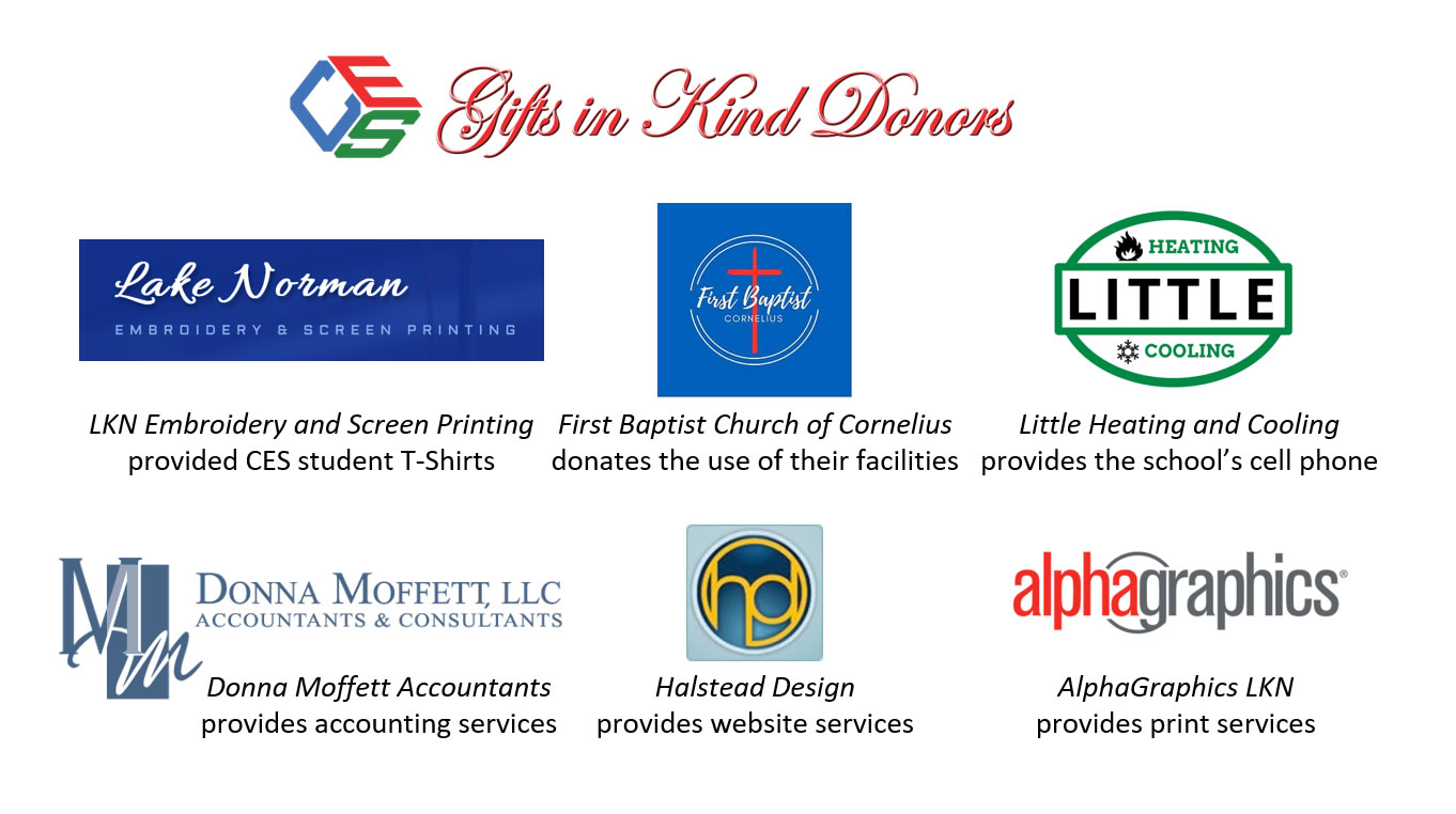 Cornelius Early Learning Supporters